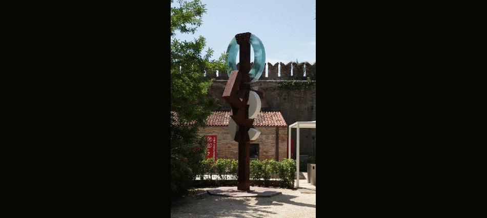 "TELOS" (STEEL, MARBLE AND GLASS) 2011